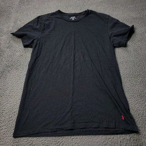 Polo Ralph Lauren  T Shirt Cotton Short Sleeve Black Mens L Large